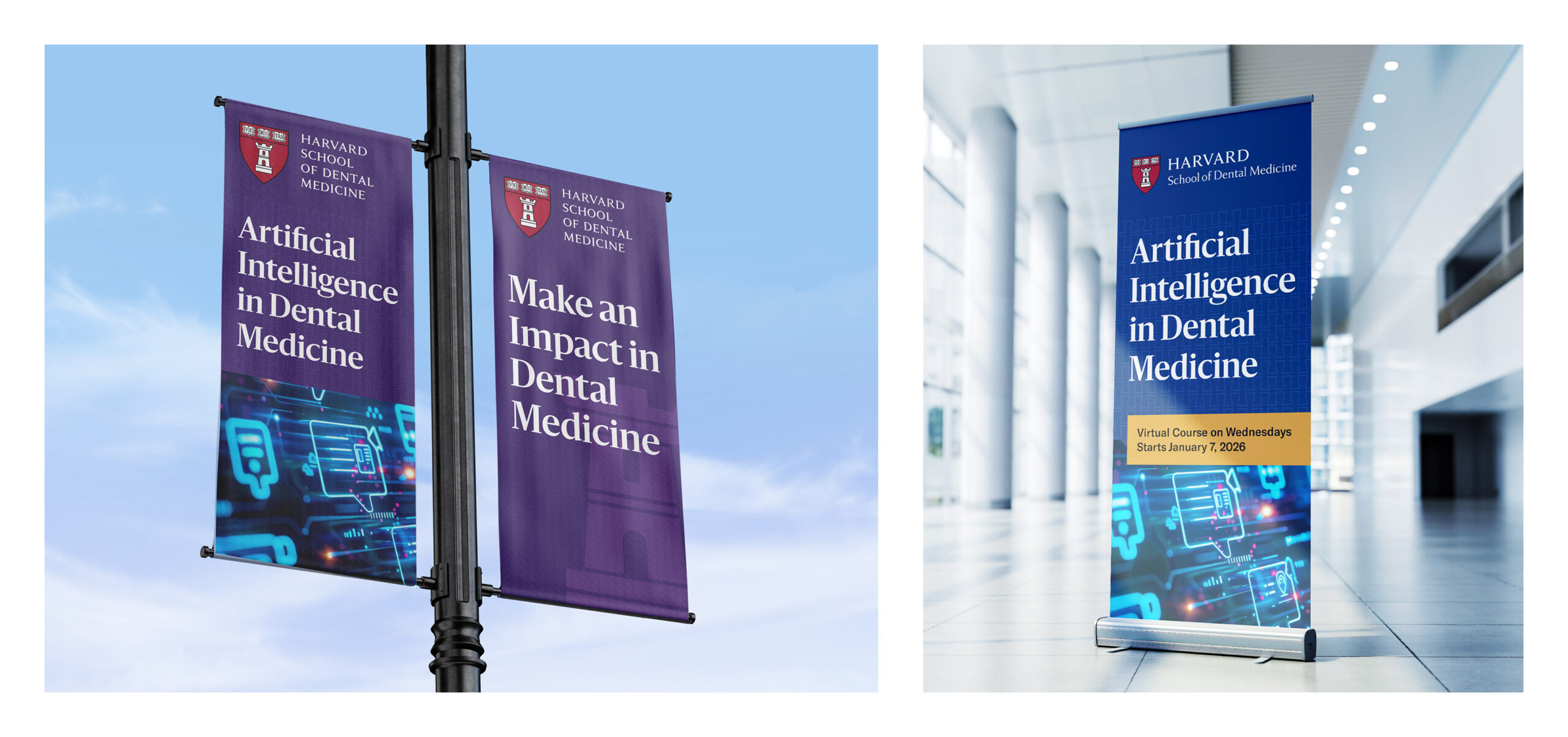 Harvard School of Dental Medicine Banners