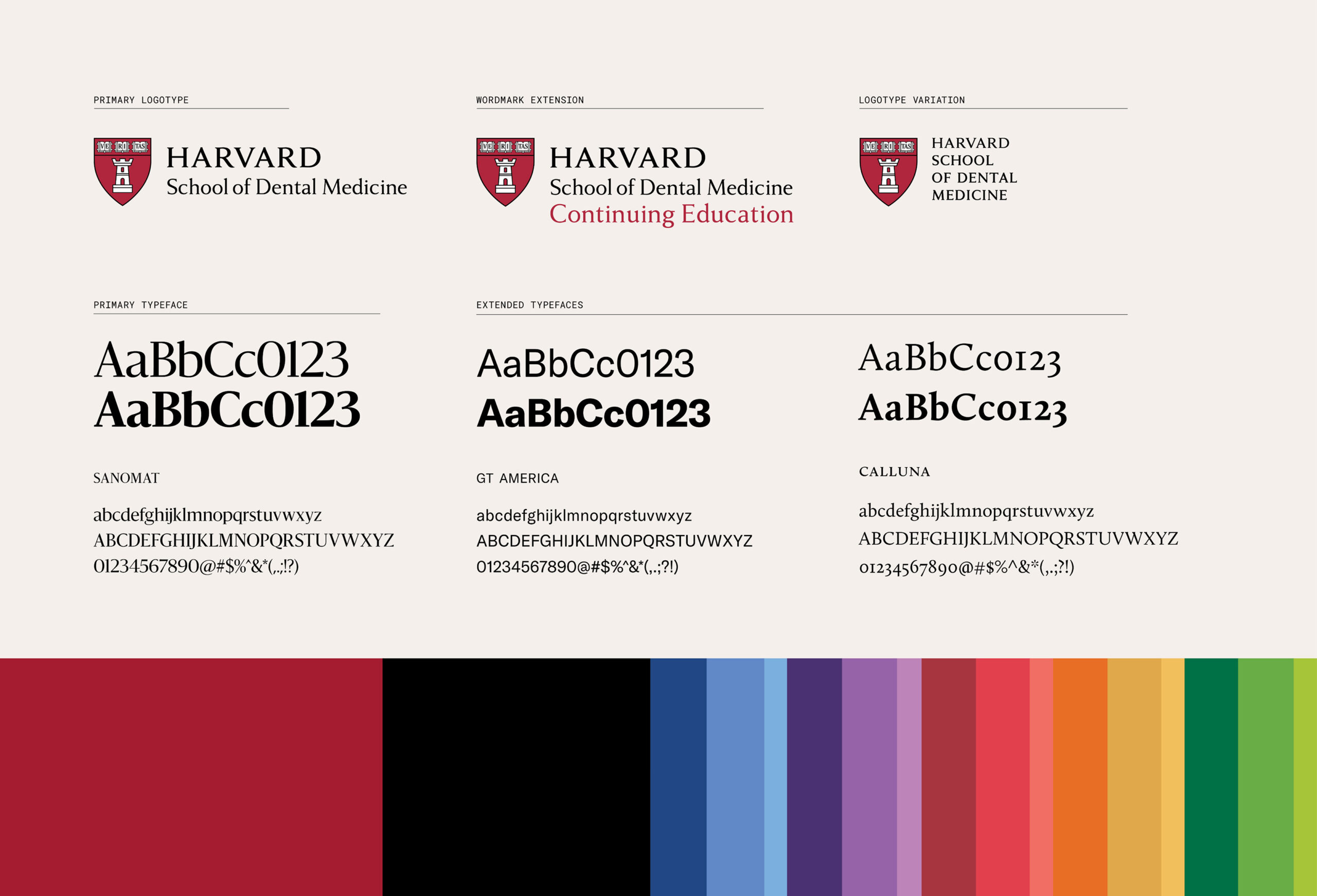 Harvard School of Dental Medicine Identity Logotype