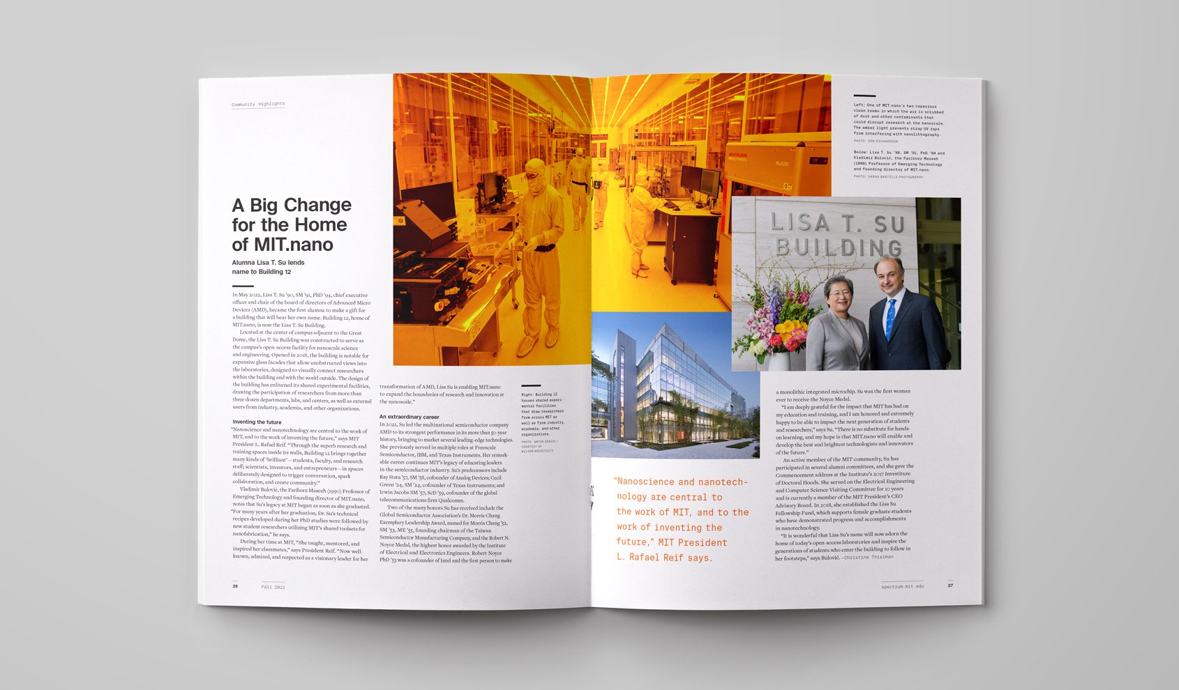 MIT Spectrum Magazine - Stoltze Design Group