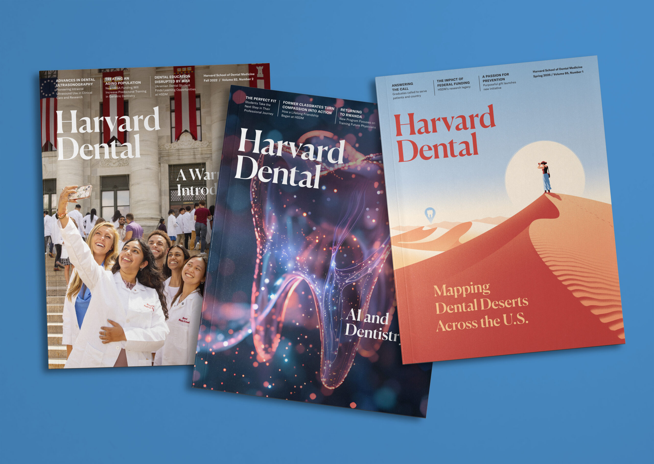 Harvard Dental Magazine 3 Cover Showcase