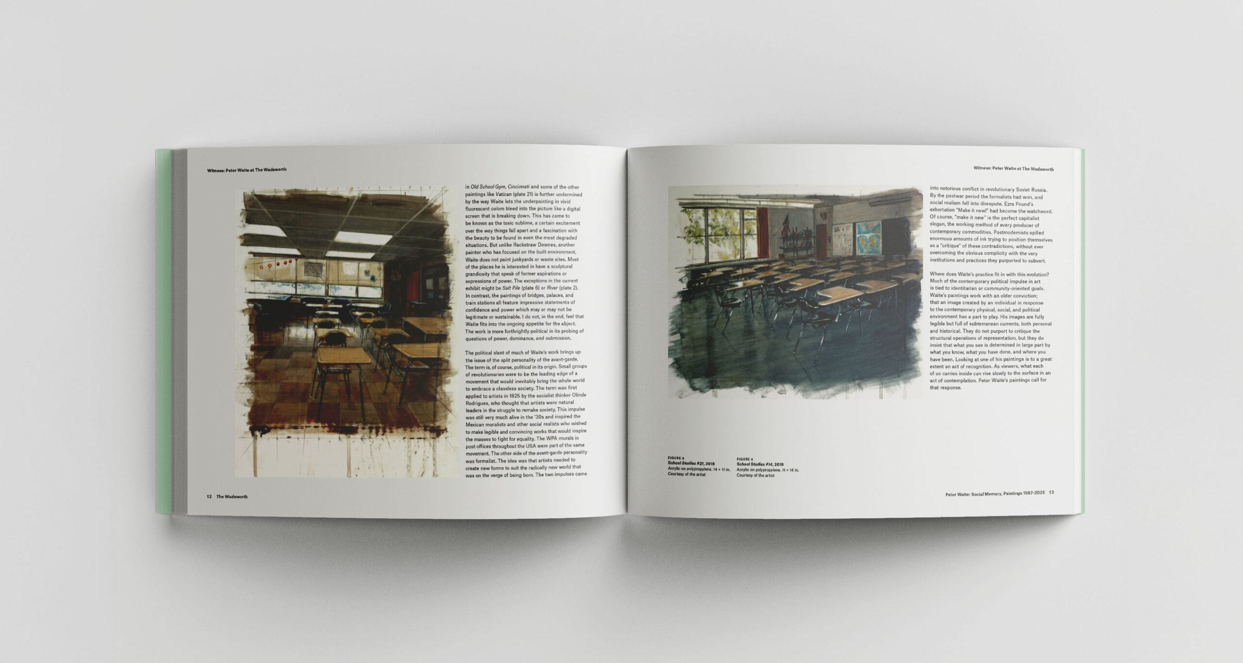 Peter Waite School Studies Book Spread