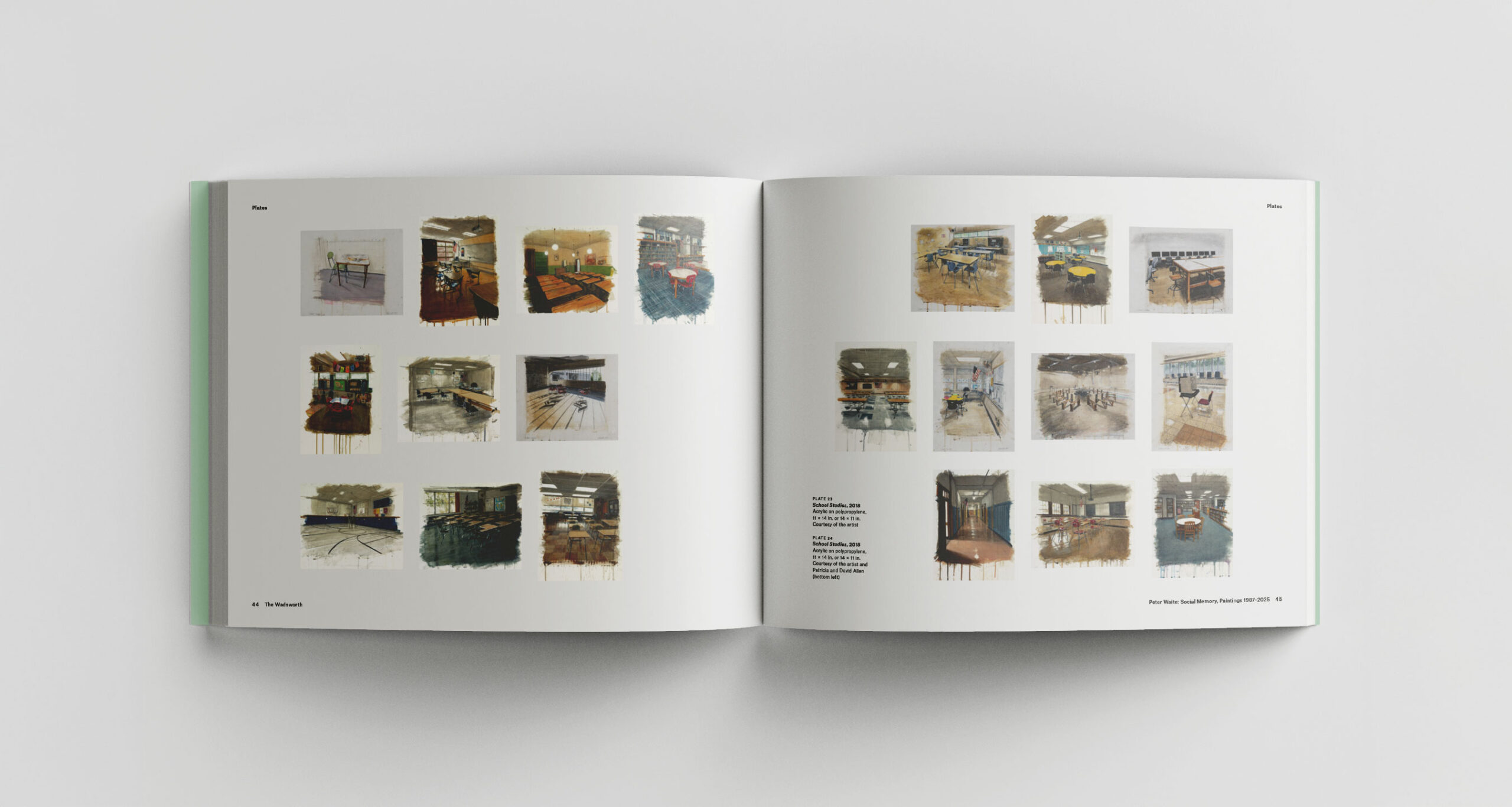 Peter Waite School Studies Book Spread