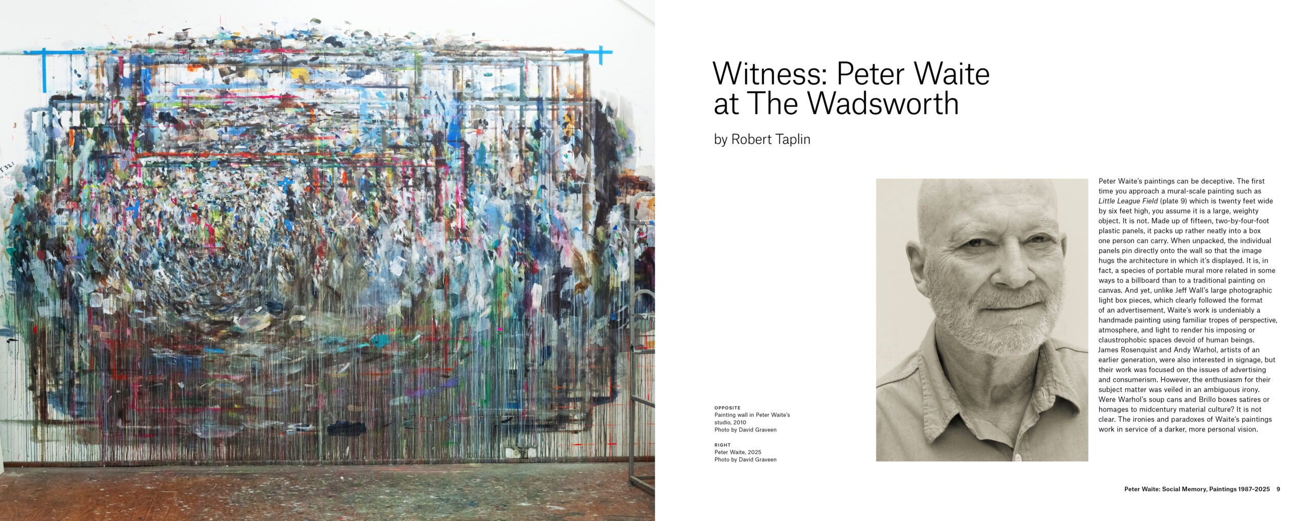 Witness: Peter Waite at the Wadsworth Full Spread