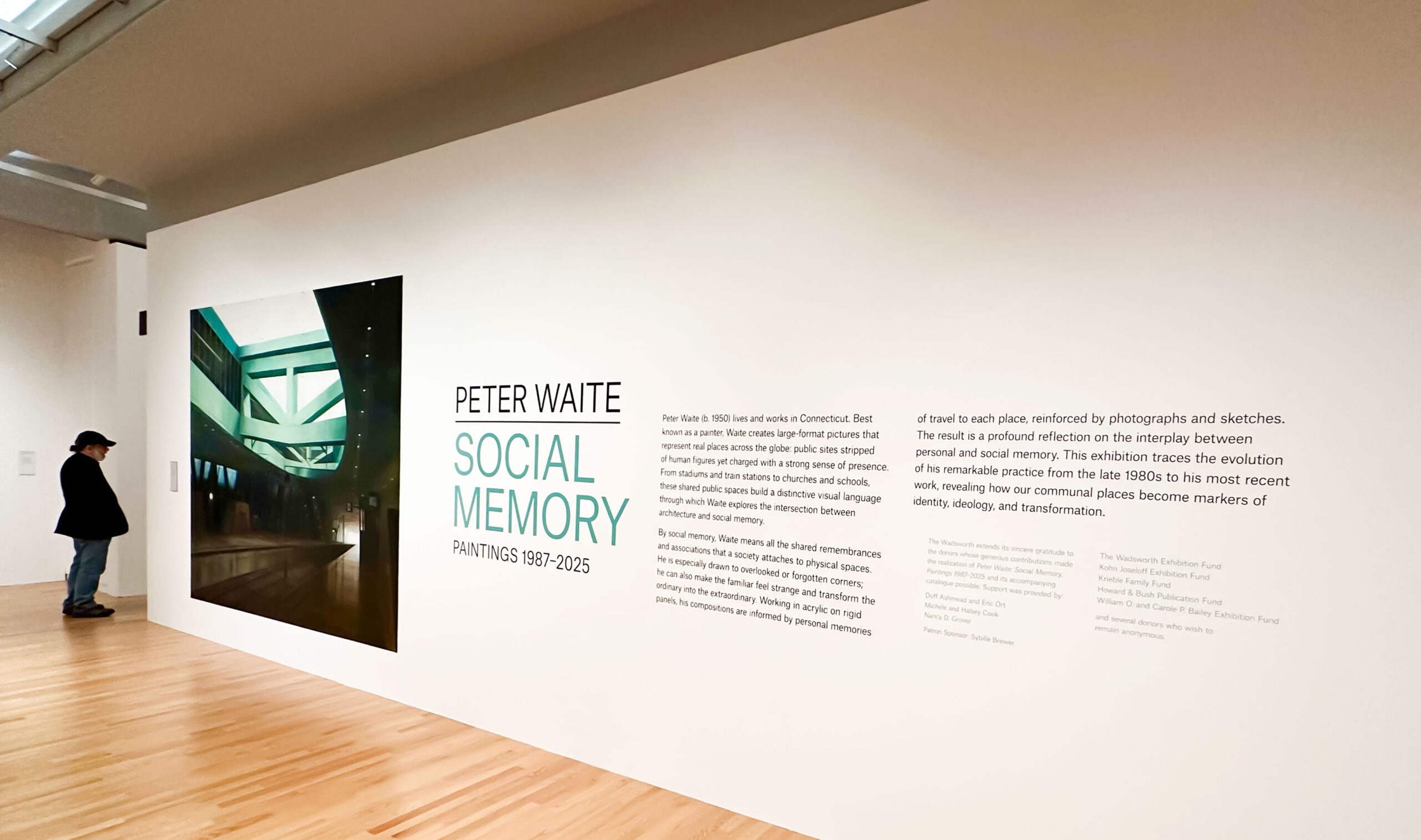 Peter Waite: Social Memory at the Wadsworth Gallery Wall
