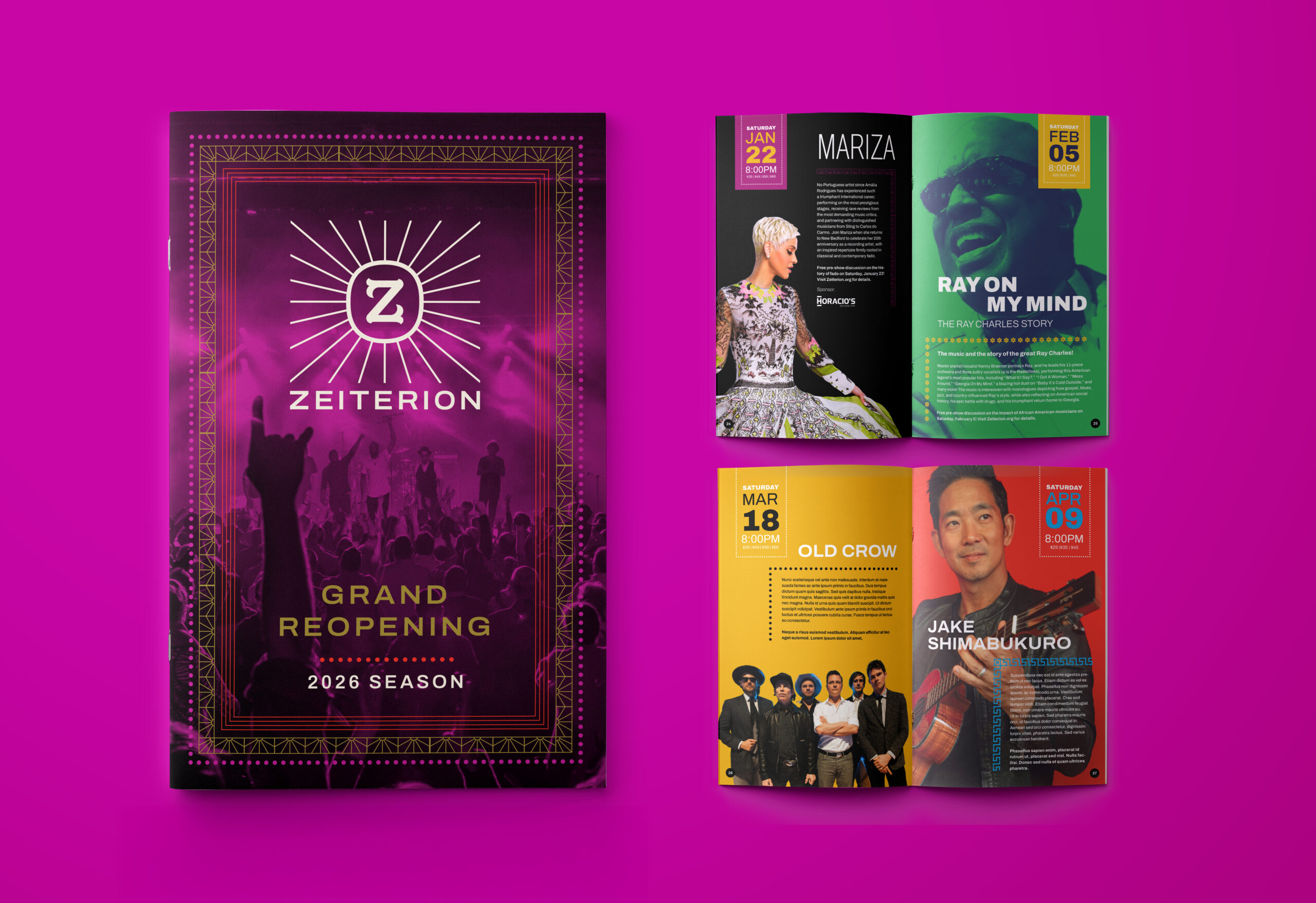 The Zeiterion Theatre Grand Reopening Brochure