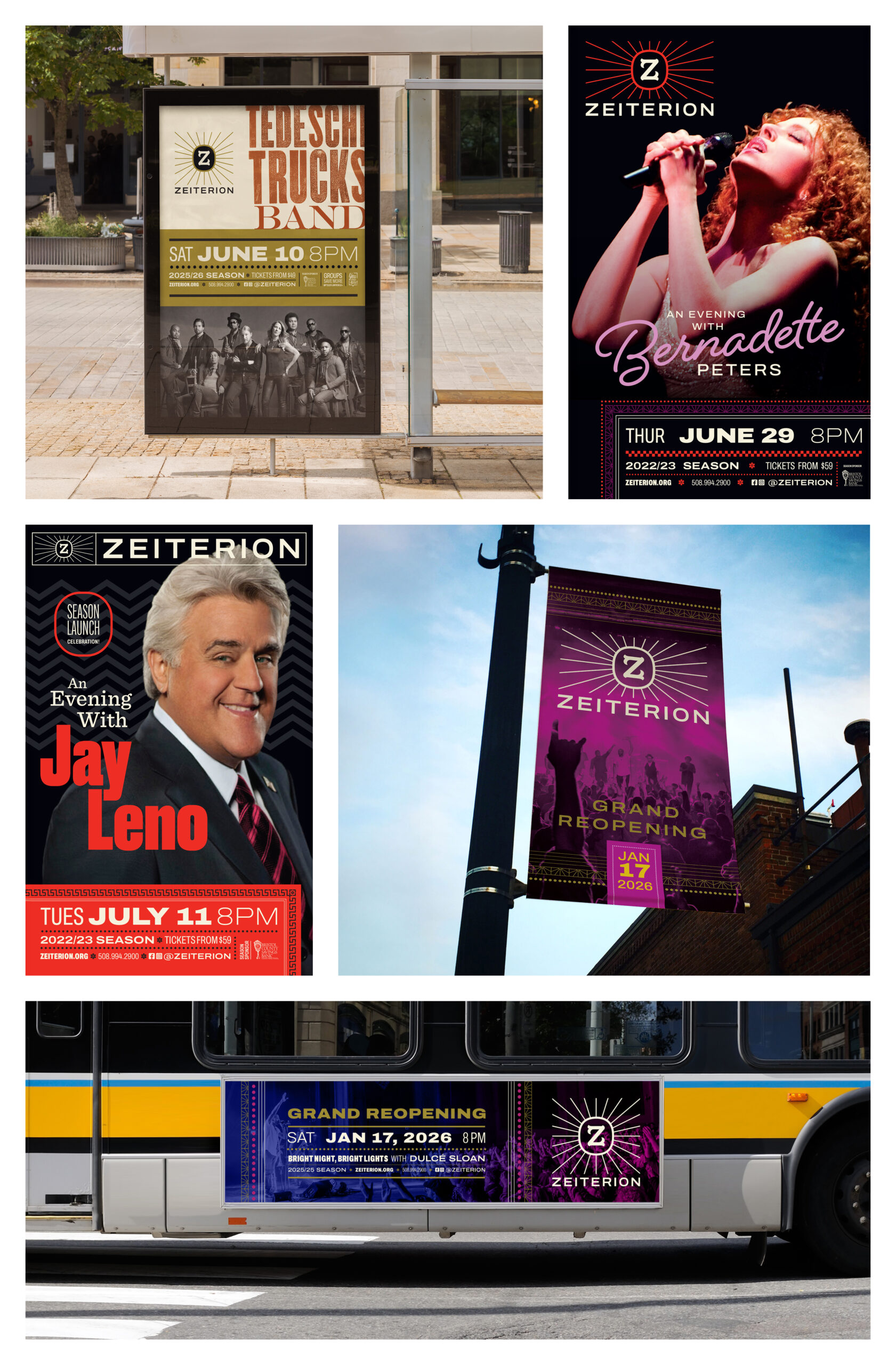 The Zeiterion Theatre Posters and Street Banners