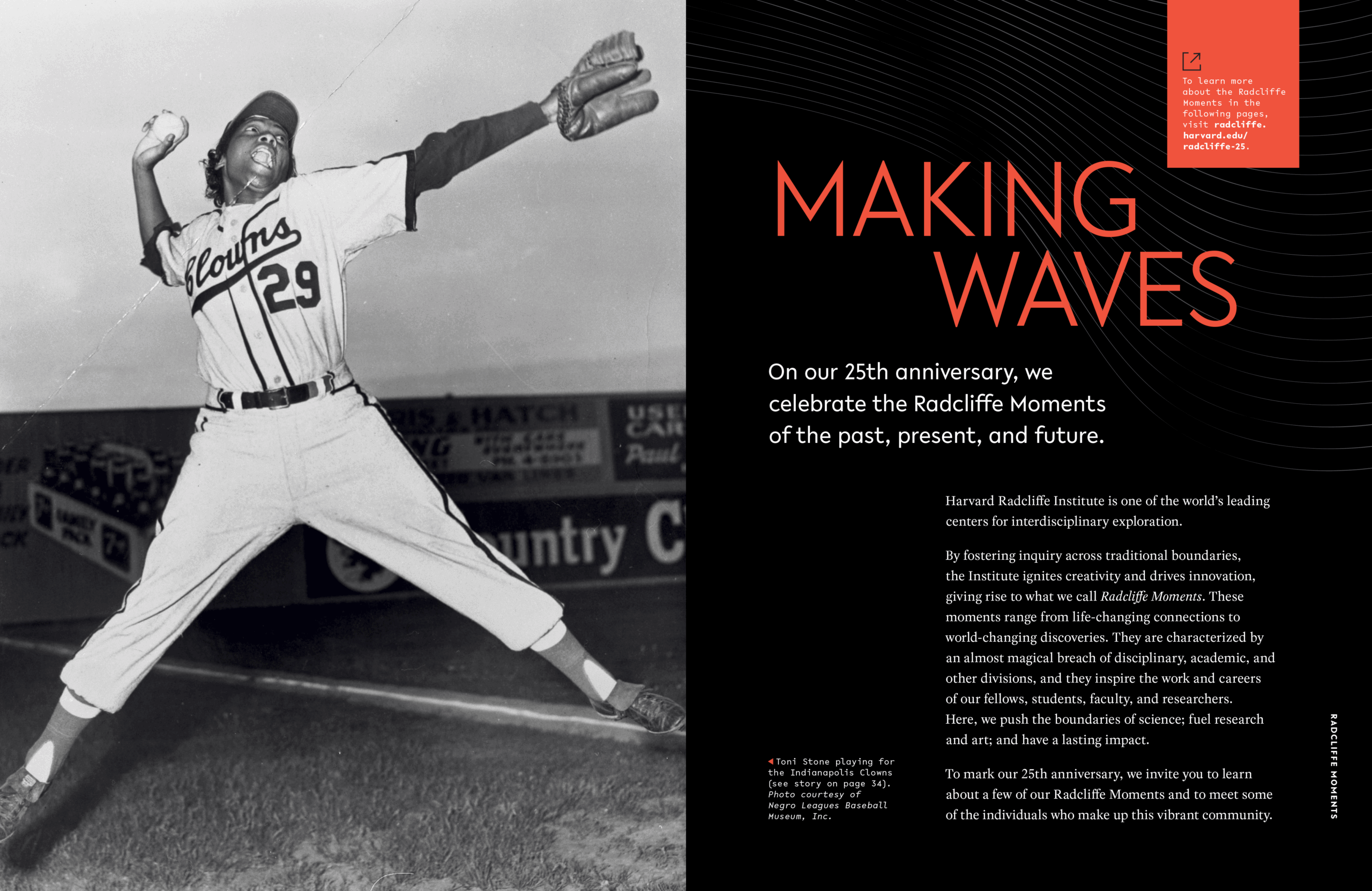 Radcliffe Magazine Summer 2025 Spread